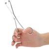 Stainless Steel Septum Forceps Nose Tongue Tattoo Body Piercing Pliers Clamp Tool