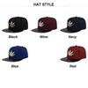 Trendy Unisex Cotton Baseball Cap Flat Top Wide Brim Hat Breathable Sunshade Cap Hh508-2 Burgundy