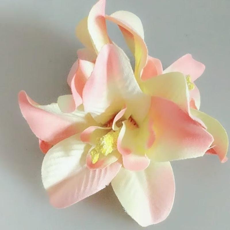 Bohemia Canna Flowers Samll Hair Clips Hawaii Bridal Flowers Hair Clips Hairpins Barrette For Wedding Hair Accessories