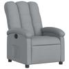 VidaXL Recliner, Relaxation Chair with Backrest, Seat with Footrest, Living Room TV Armchair, Modern, Grey 371727