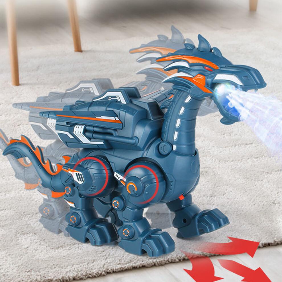 Sensory Learning Toys With Dinosaur Sound Features, Easy Assembly Set With LED Lights, Mechanical Walking Design For3 4 5 6 7 8Year Old Kids