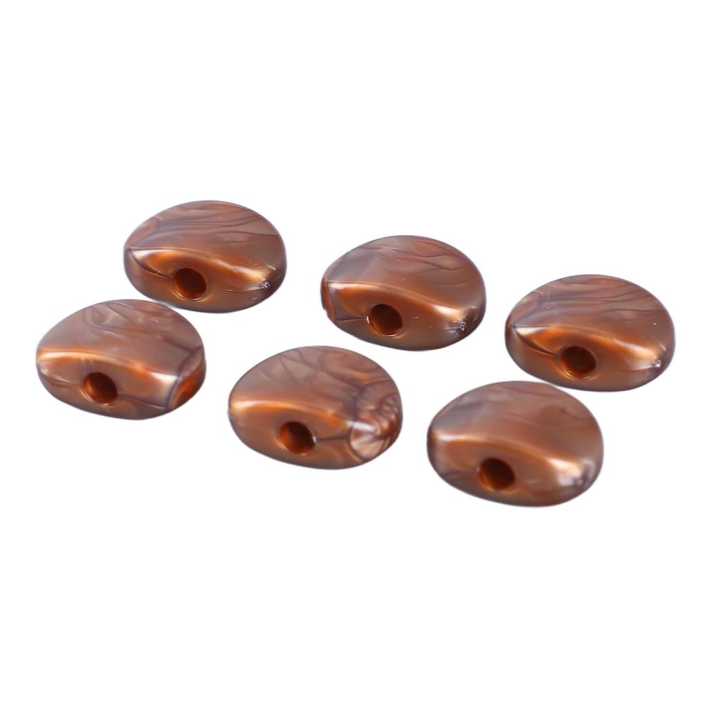 6Pcs Electric Guitar Tuning Peg Key Button Semi Shape Folk Classical Guitar Tuning Peg Handle