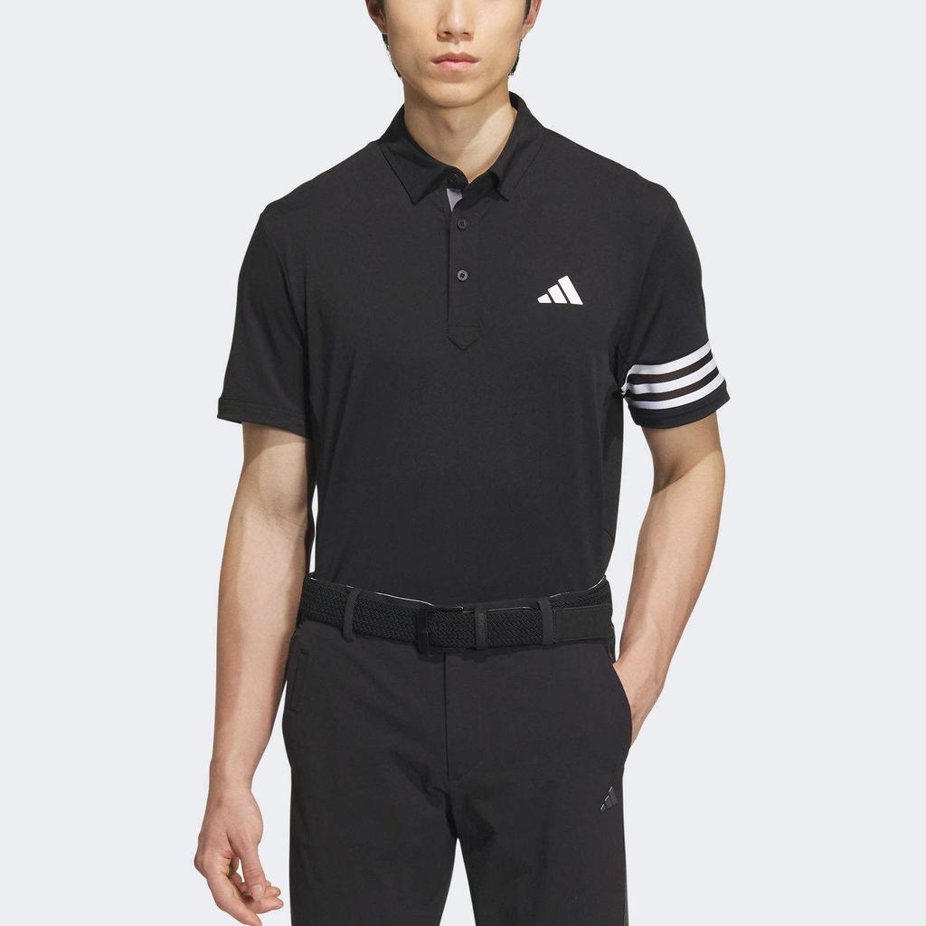 Adidas Aeroready Color Block Short Sleeve Polo Shirt Men Polo Shirts Black IN9057