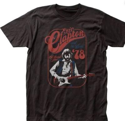 Eric Clapton Slowhand Tour Unisex T Shirt Black, Black Shirt Unisex T-Shirt