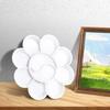 5-15 PZ Vasso Pigmenti a Forma di Prugna 8,3 cm Palette Riutilizzabile Palette di Plastica Attrezzature per Disegno Adatte per Acquerello Pittura a Olio ZYF