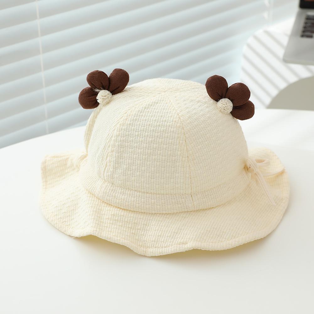 

Baby Girls Sun Hat 48cm 6-24 Month Toddler Fisherman Cap Infant Adjustable Outdoor Foldable Children Kids Summer Beach Headwear 48cm світло-жовтого кольору