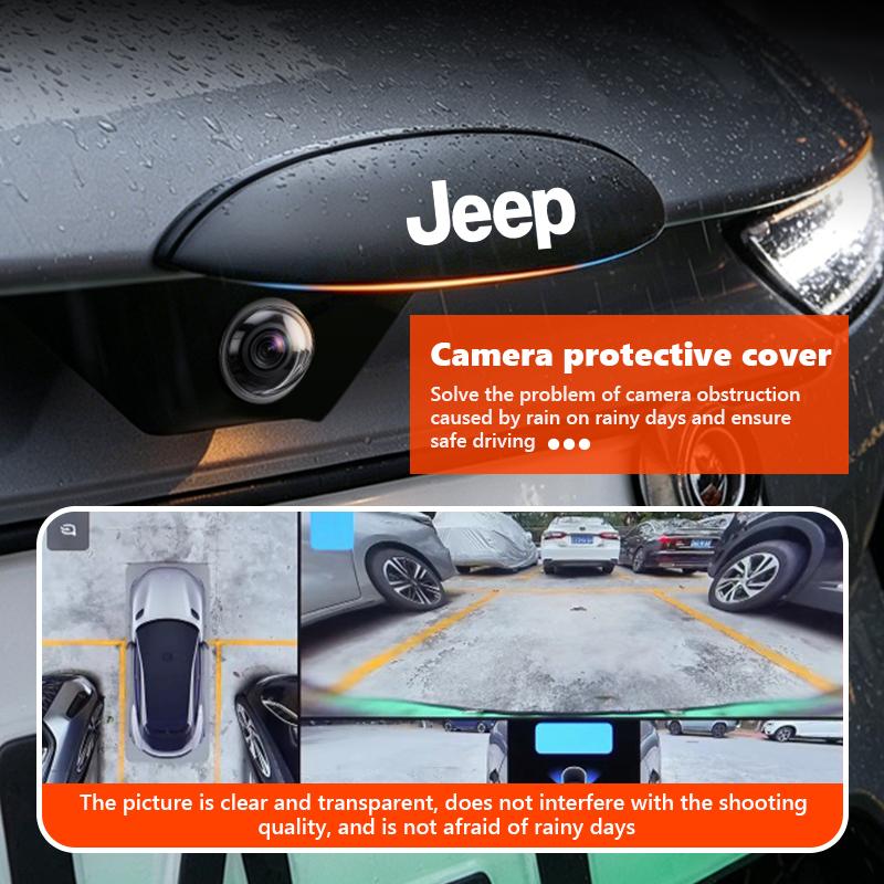 360° Car Rear View Camera Waterproof Lens Protection Cover For Jeep Grand Cherokee Patriot Renegade Compass Wrangler AJV1