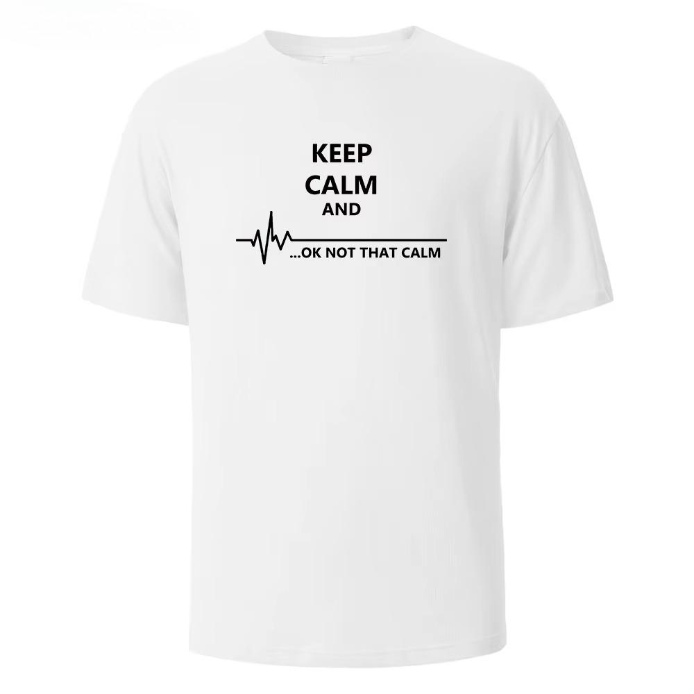 Unisex Summer Pattern Printed Short Sleeved Tshirt Fashionable And Simple Round Neck Tshirt Versatile Tshirt