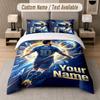 Custom Bedding Set Lionel Messi Pattern, Print Name Text 1 Duvet Cover plus 2 Pillowcases Home Textile