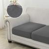 Jacquard Sofa Seat Cushion Cover Polar Fleece Sofa Cover Stretch Washable Removable L Shape Corner Sofa Slipcover For Home Decor