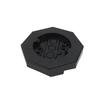 Siding Mounting Block ABS Paintable Vertical Siding Lamps Mounting Plate with Built in Electric Box for 1/2 Inch Lap