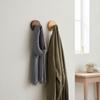 4pcs Solid Wood Wood Hook Beech Walnut Wood Wall Hook Robe Hook Towel Hook  Clothes Storage