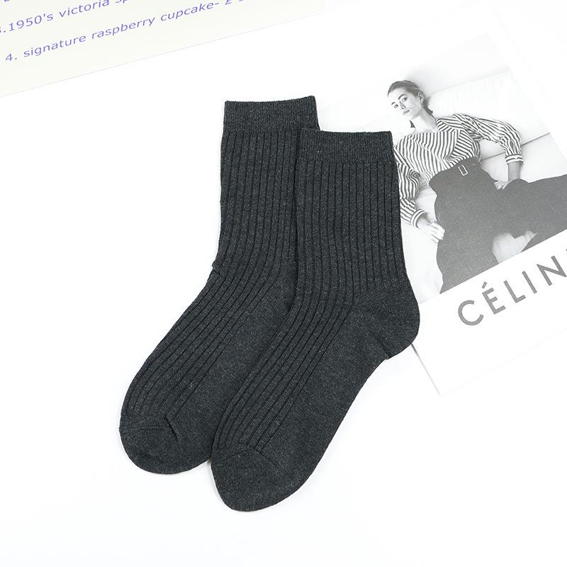 Men's Combed Cotton Socks - Sweat-Absorbing, Breathable, Long Tube, Thickened, Business Style
