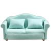 1:12 Dollhouse Miniature Furniture - Green Sofa Three-Piece Set for Living Room