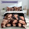 3pcs Gidle Duvet Cover Set, Includes 1 Duvet Cover and 2 Pillowcases,Skin-Friendly&Comfortable Fabric,Suitable Bedding Sets