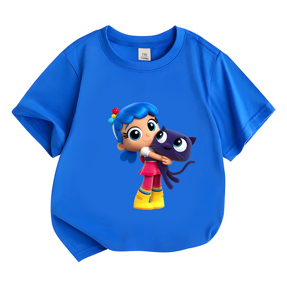 True and The Rainbow Kingdom Cartoon Print Kids Tshirt Casual Kawaii Boys Girls Tee-shirt Funny Graphic Cotton Short Sleeve Tees