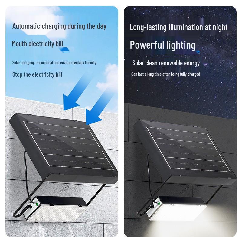 Hui Xiang Multifunctional Solar Floodlight: Folding Wall & Outdoor Courtyard Lamp