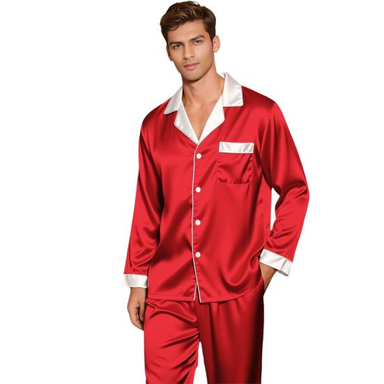 Familie Julepysjamas Matchende Sett 2 Deler Nattøy Antrekk Jule-temakostymer Komfortabelt Loungewear for Voksne Barn