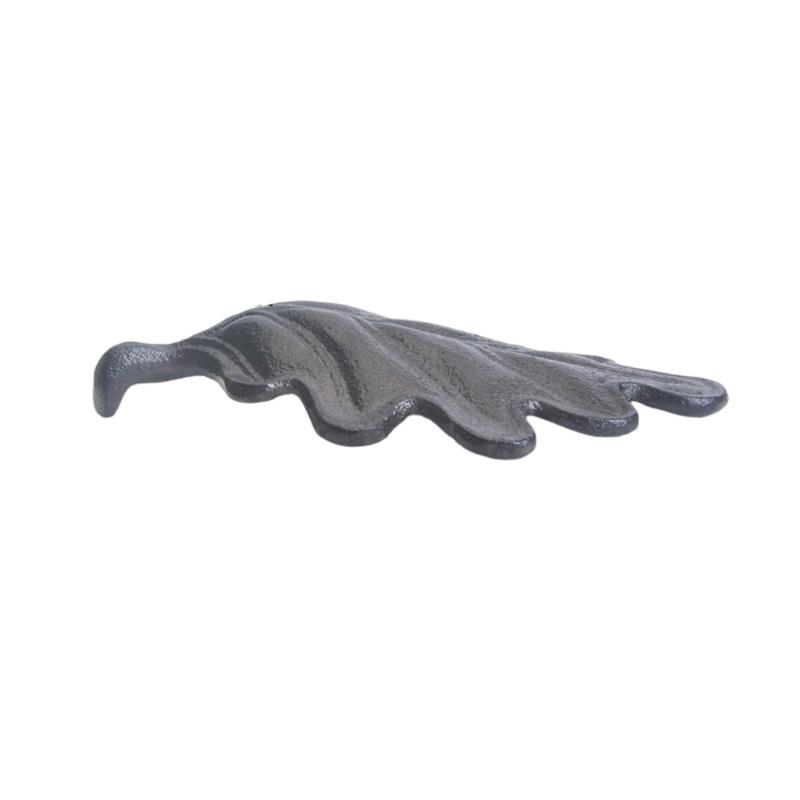 Sturdy Iron Waved Shaped Leaf Designs Door Stoppers Windproof Decorative Holders Accessory for Home Office Garage