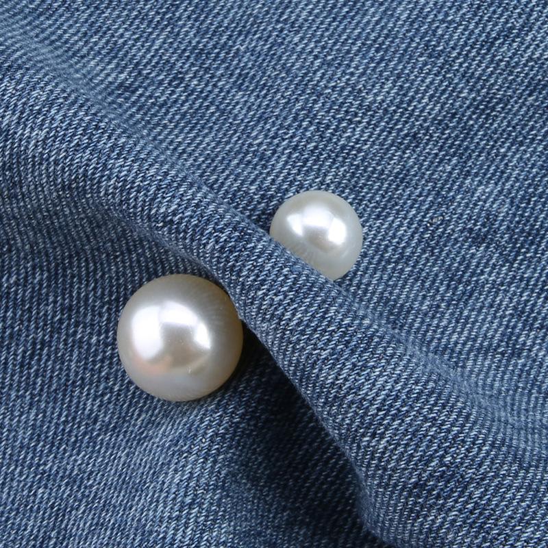 Skirt Waist Circumference Reduction Artifact Seam-Free Pearl Invisible Waist Reduction Fixed Buckle Nail Buckle Dress Waistband Tightening