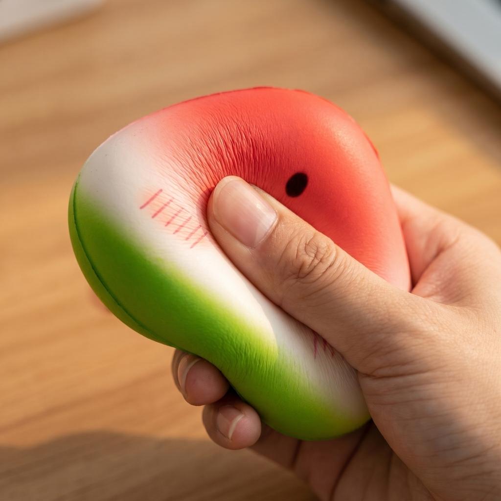 Summer-Themed Realistic Watermelon  Toy (Stress Reliever)