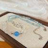 Vintage Natural White Crystal Gravel Natural Aquamarine Niche Versatile Necklace Women'S Collarbone Chain Atmosphere