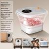 Foldable Foot Spa Basin with Constant Temperature Heating and Electric Massager