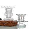 European Style Glass Candlestick: Romantic Living Room Decoration & Scented Transparent Ornament