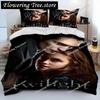 3D Biss zum Morgengrauen HD Bedruckte Decke Bettwäsche-Set, Bettbezug Bett-Set Steppdeckenbezug Kissenbezug, King Queen Größe Bettwäsche-Set Junge