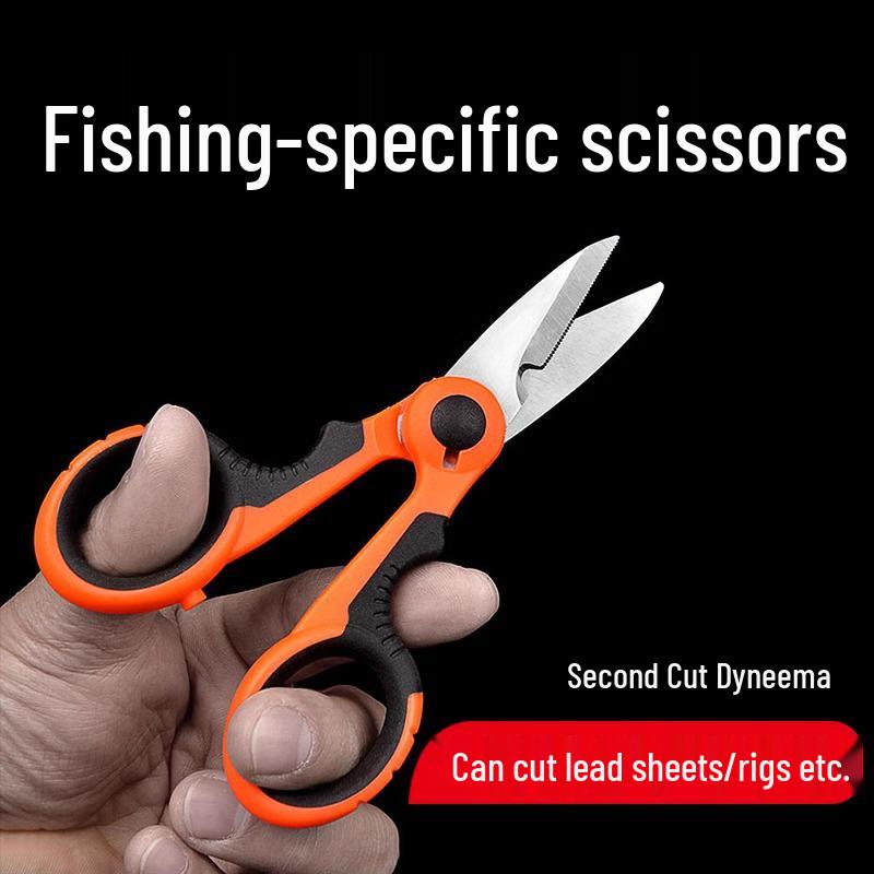 Portable Multifunctional Scissors for Dyneema Fishing Line