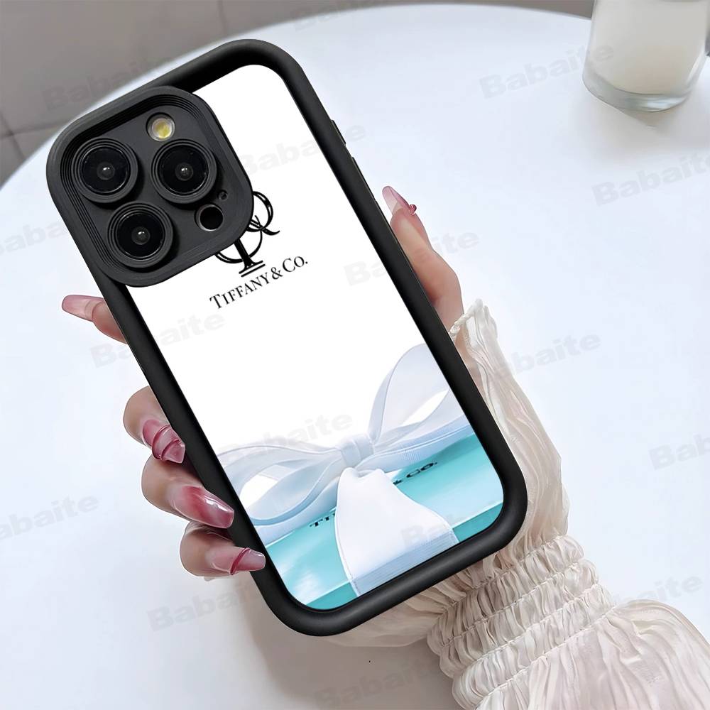 

T-tiffanyS Logo Phone Case For IPhone 17 16 E 15 14 13 12 11 Pro Max Plus Back Cover iPhone 17 Pro