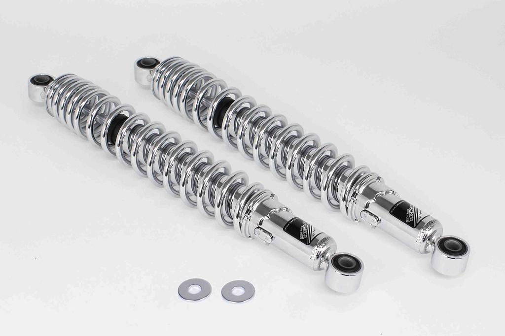 SP Takegawa Chrome-plated Rear Shock Absorbers (set of 2) for Honda Cub/Cross Cub/CT125 (06-04-0151)