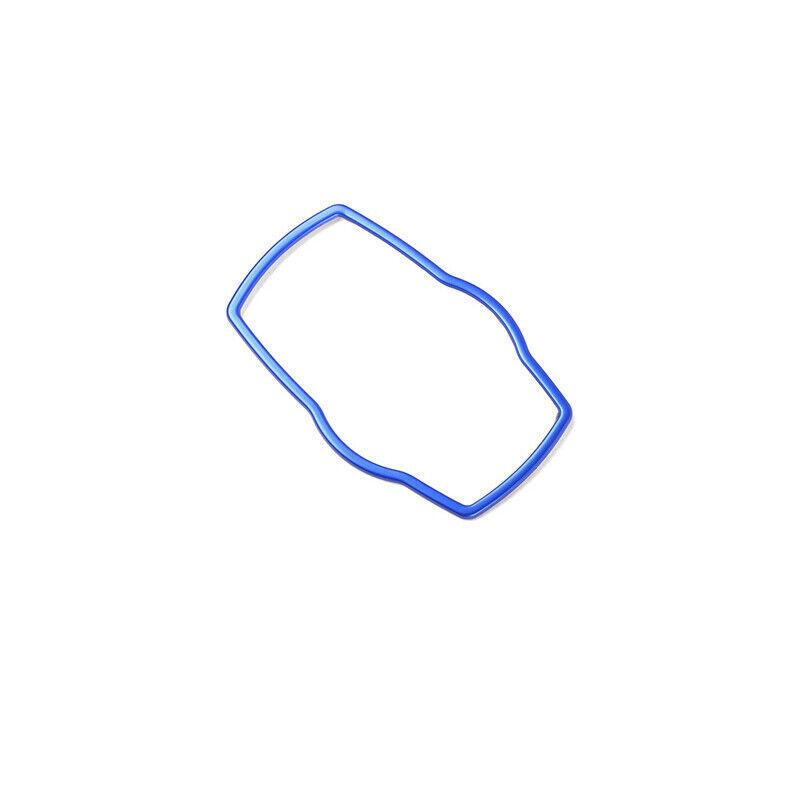 Blue Aluminum Console Multimedia Knob Frame Trim For BMW X3 G01 X4 G02 2018-