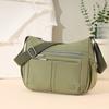 Solid Color Commuter Women's Bag Large Capacity Shoulder Crossbody Bag Multi-compartment Mobile Phone Bag