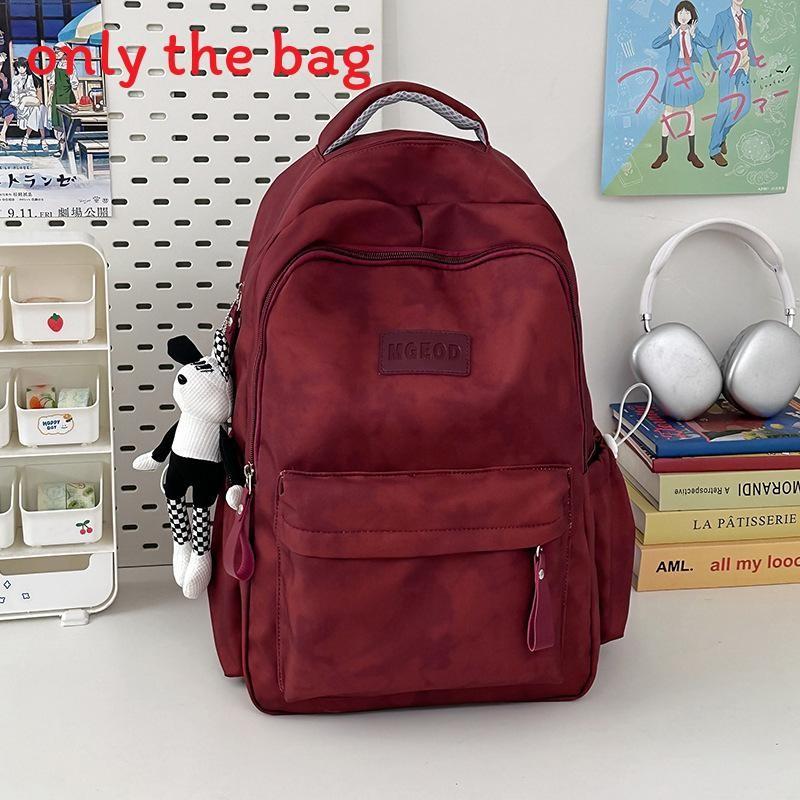 Backpack Nylon Fashionable With Letter Print Design For College Travel And
