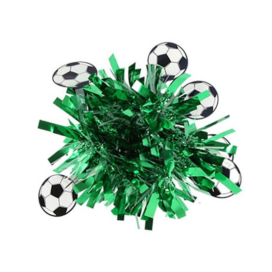 Soccer Theme Wrist Flower Cheerleader Pom Pom Wristband Sports Game Performance Dance Flower Ball for Soccer Events Game Day Party Favors D