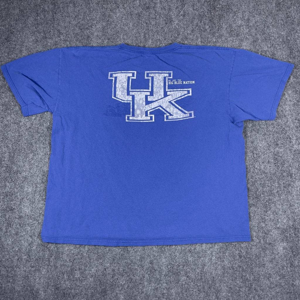 Kentucky Wildcats T-Shirt Mens XL Blue UK Big Blue Nation Graphic Tee Unisex T-Shirt
