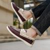 Men's Plus-size Fashion Casual White Shoes Breathable Soft Sole Four Seasons New Non-slip Comfort Outdoor Driving Leather Shoes