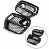Left/Right Replacement Mesh Grille with Trim Intake Cover Front Bumper Fog Lamps Frame Grille 51117312605 Auto Accessory