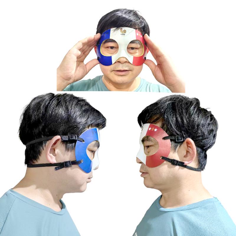 Mbappe Style Sports Anti-Collision Nose & Face Protector Mask for Football & Basketball