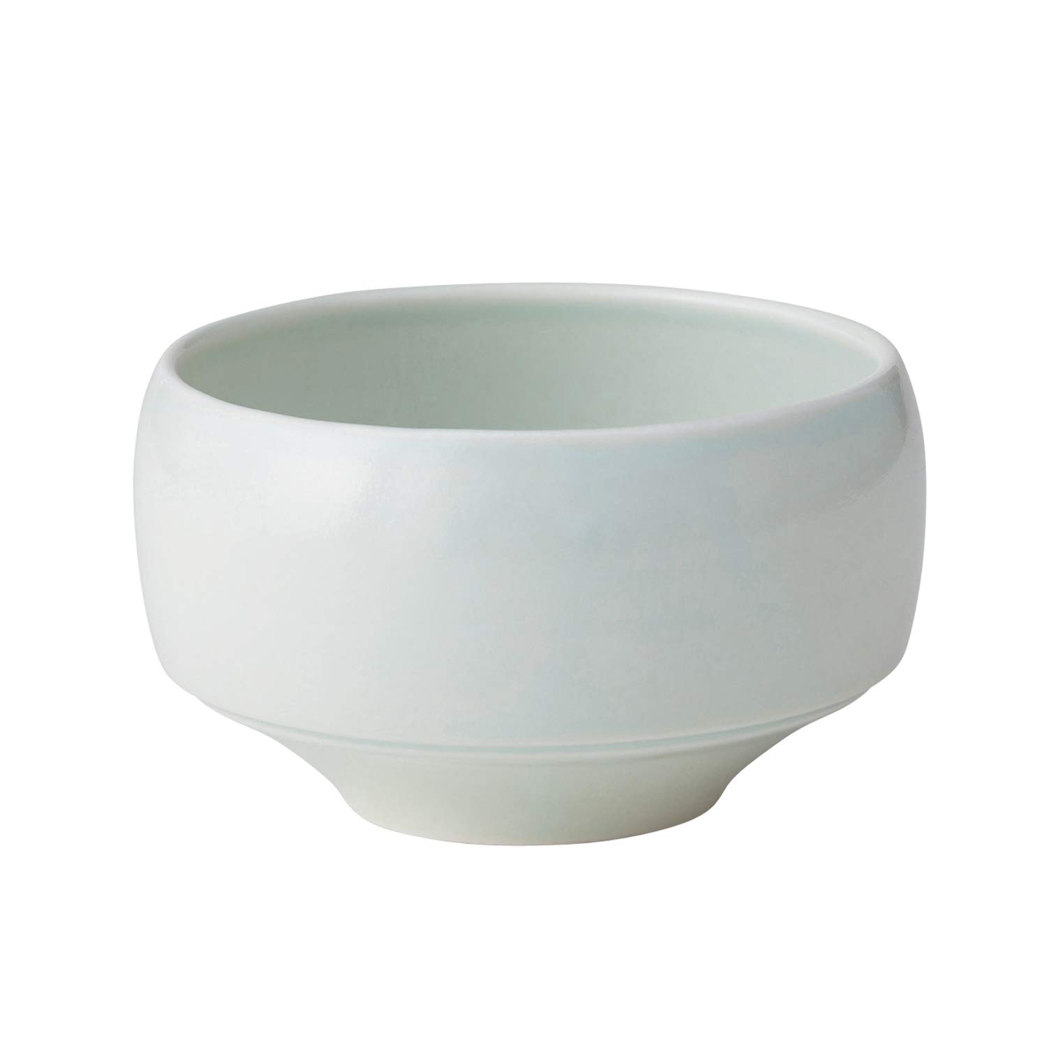 

Hasami ware Matcha bowl haku in moon white, stylish and simple, dishwasher safe, made in Japan, 18167