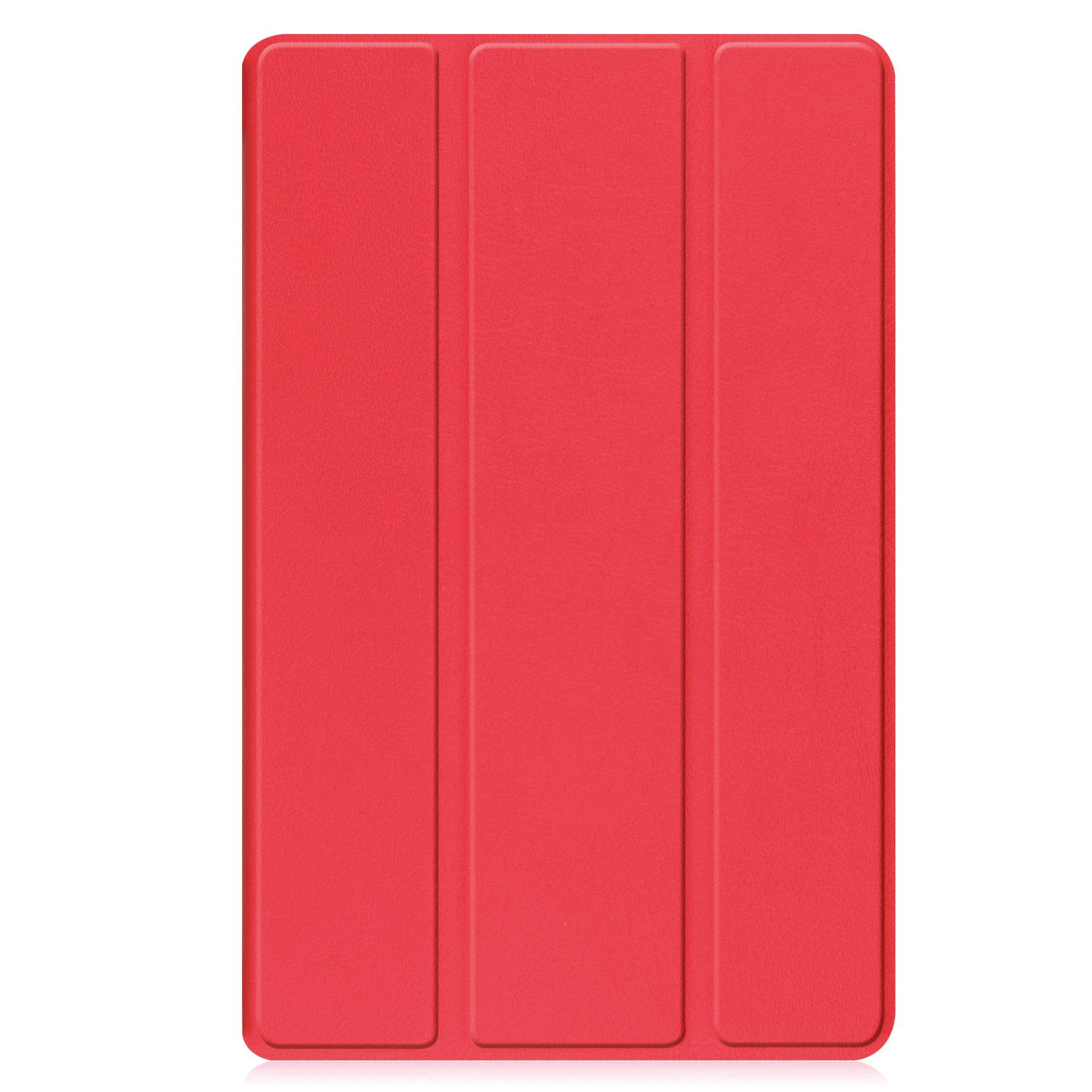 Leather Case For Lenovo Tab M9 TB-310FU Tri-Fold Stand Protective Case For Tab M9 красный