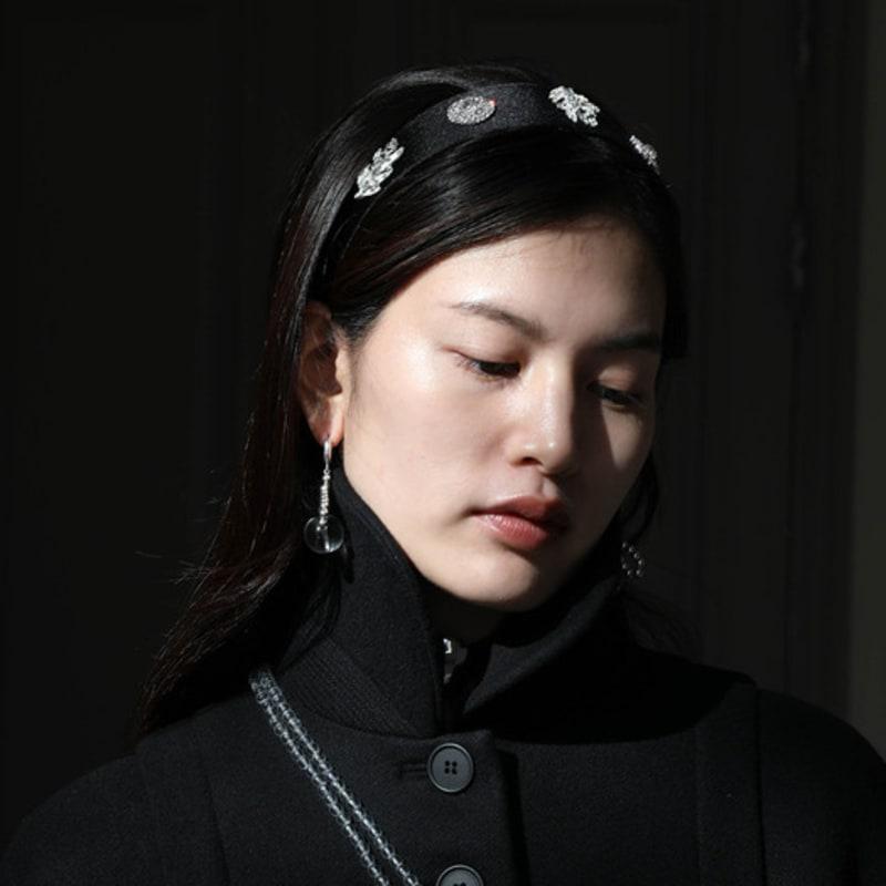 SCHO JEWELRY Lana Royal Wide Satin Hairband