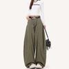 Trendy Women's High-Waisted Wide-Leg Jeans - Slimming, Floor-Length for Spring/Autumn