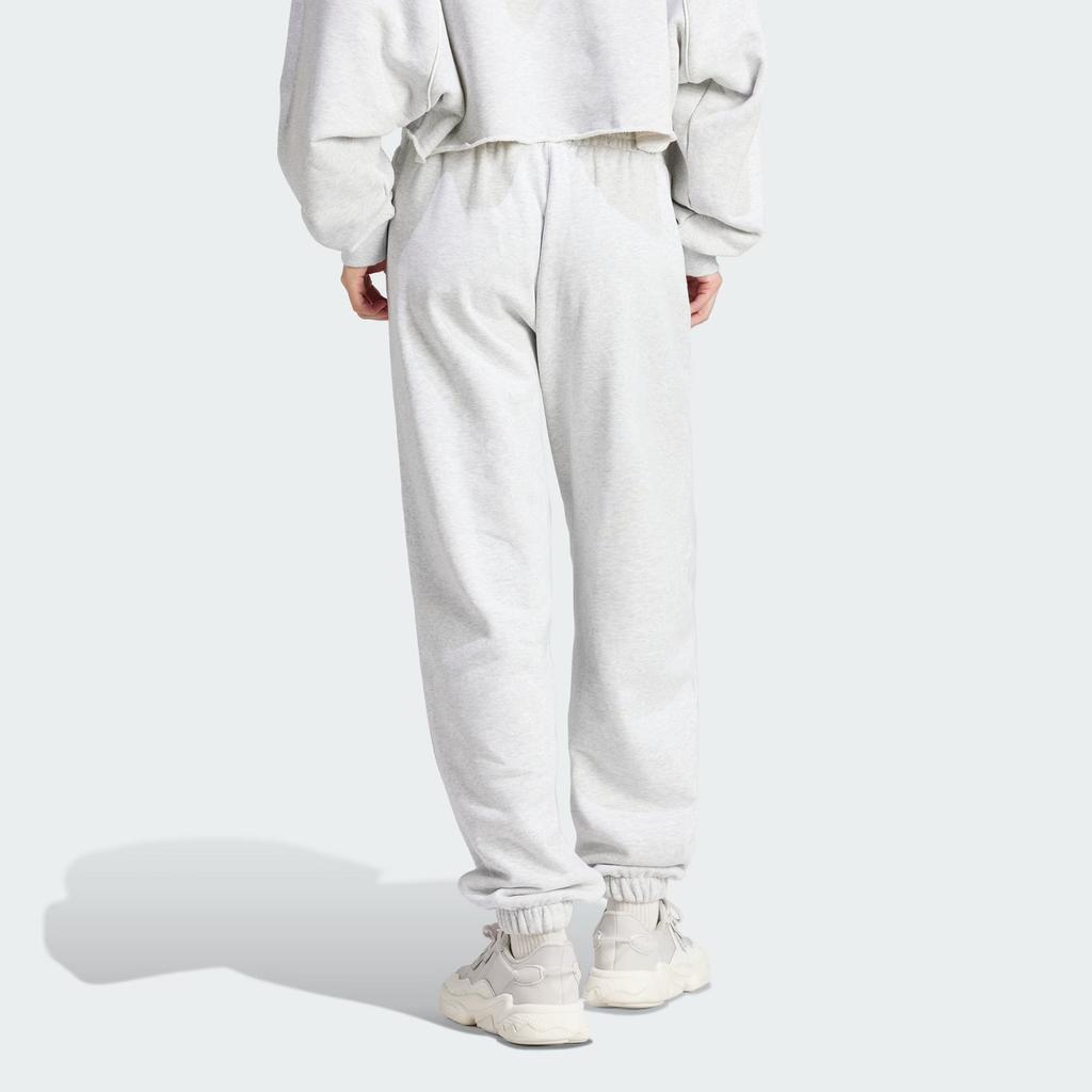 Adidas Originals Loose Fit Sweatpants With Letter Logo Print Women Pants Light-Gray IT7319