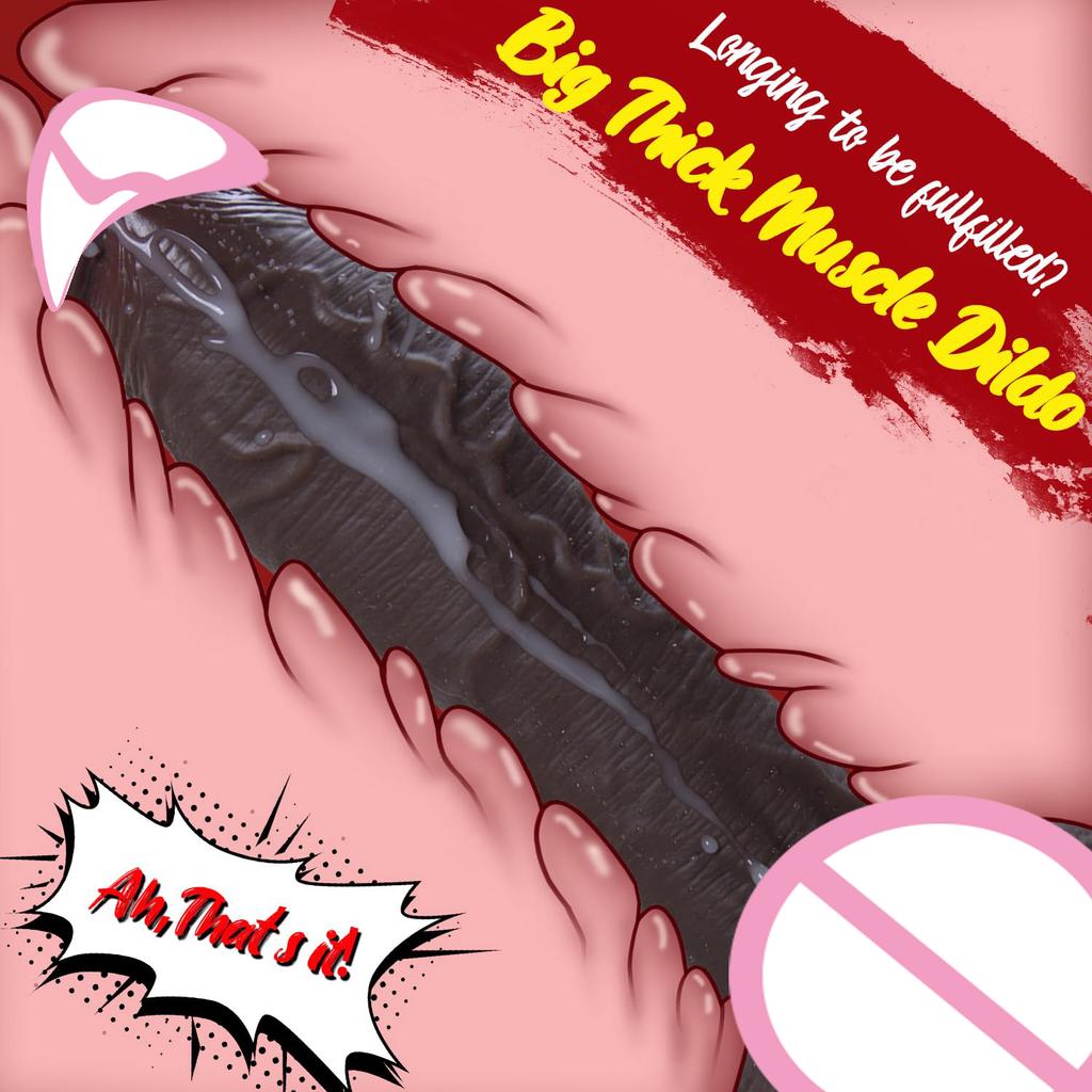 Realistic Black Dildo with Suction Cup Silicone Penis Anal Dildos Adults Sex Toys for Women Man Strapon Dick Vagina Stimulator