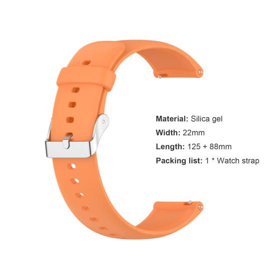 22mm Wristwatch Band Replaceable Sweat-proof Waterproof Smart Wristwatch Strap with Stainless Steel Buckle Huawei Watch 3/Watch 3 Pro/Watch GT2 Pro