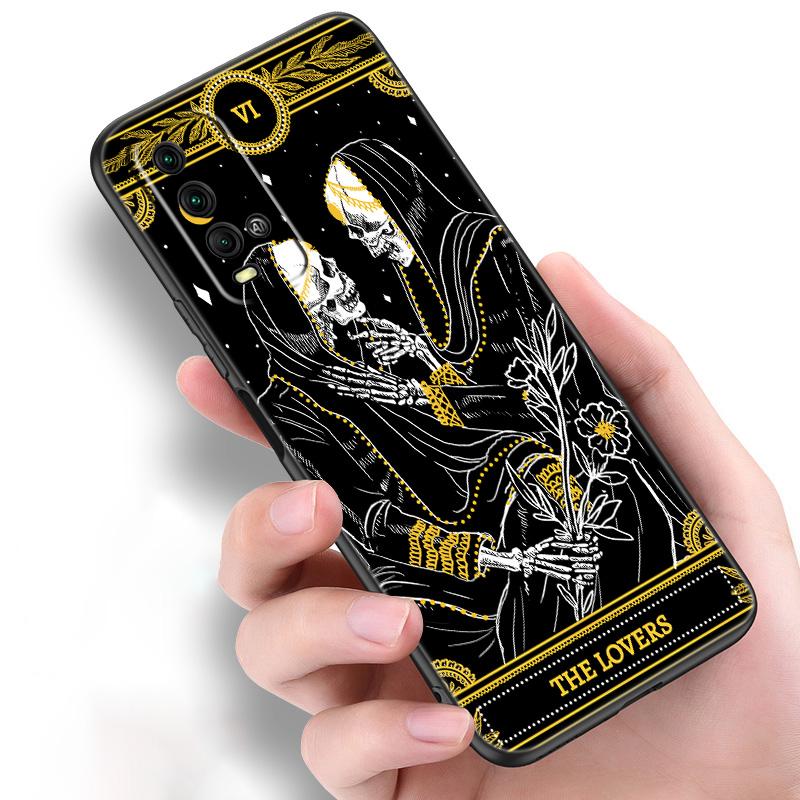 

Чехол для телефона Le Tarot Egyptien de Dusserre Art для Xiaomi Redmi Note 11 10 9 8 Pro 11T 10T 10S 9S 8T 9 9A 9C 9T, черный мягкий чехол Redmi 9