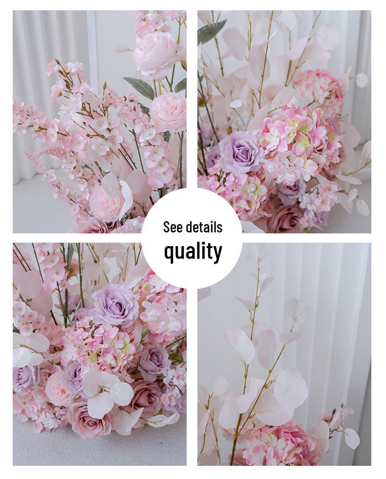 Autumn Pink Artificial Floral Arrangements for Weddings, Birthdays, Banquets, and Events