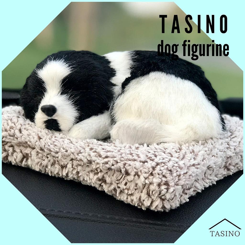 TASINO Plyšová hračka pes Figurka Border kolie 16 x 18 cm Štěně Realistické Roztomilé Živé Osvěžovač vzduchu do auta